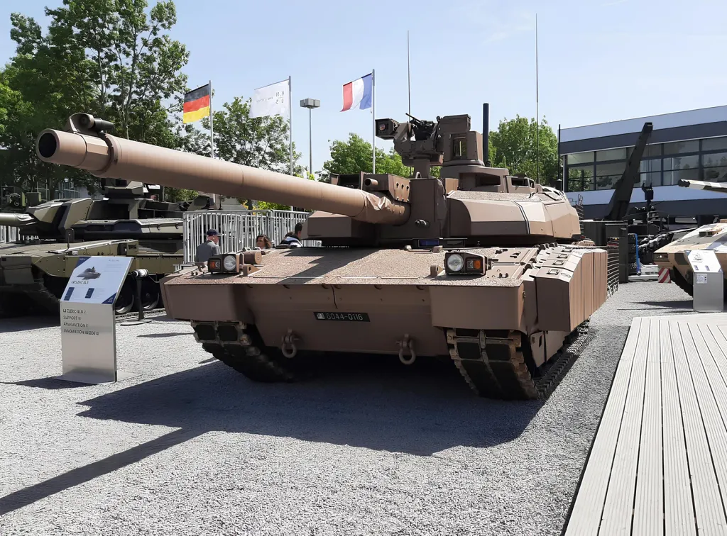 The Leclerc XLR, a French main battle tank.