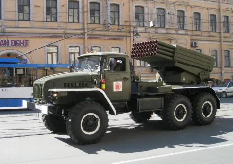Splav BM-21 Grad