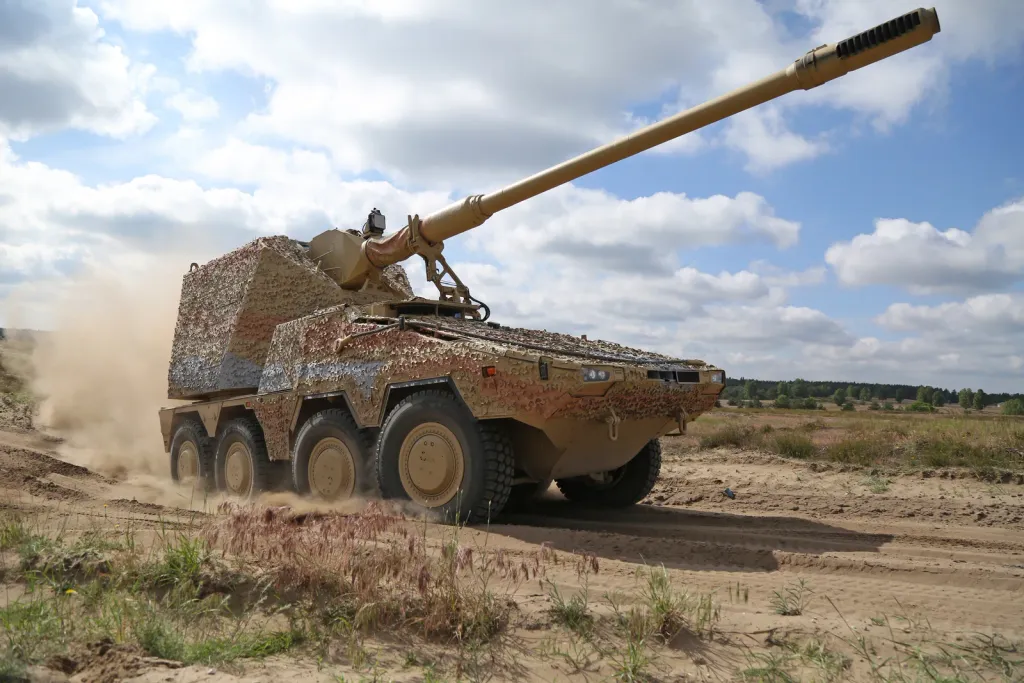 The RCH 155, a German artillery system.