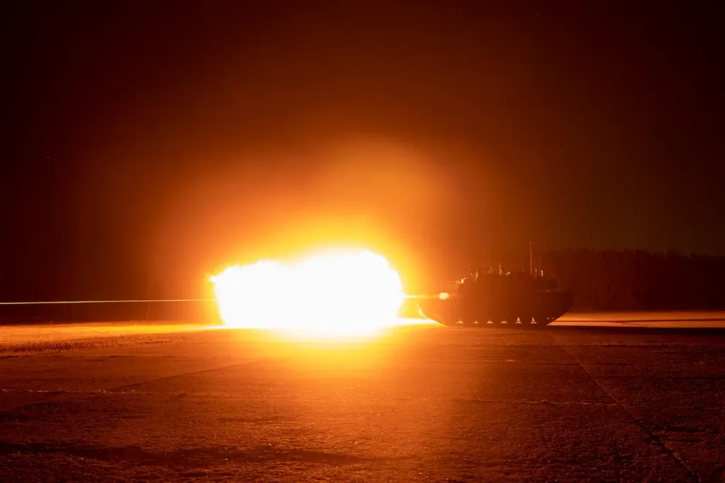 The M1A2 SEP v3 Abrams, a U.S. main battle tank.
